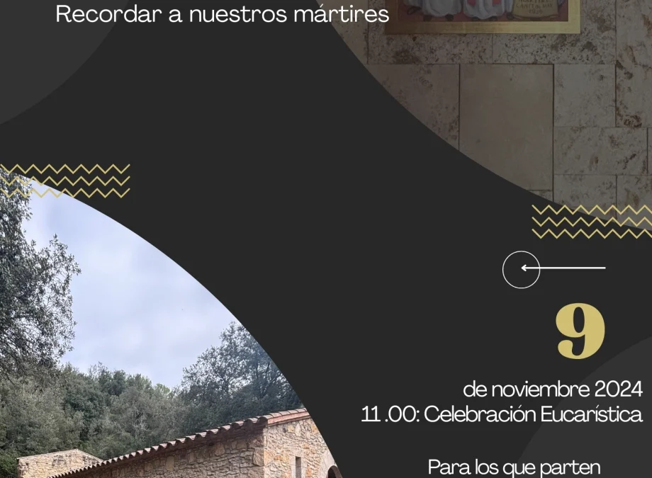 Peregrinación a Serinya para recordar a nuestros mártires