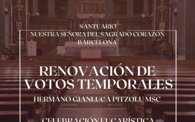 DOMINGO 20 DE OCTUBRE 2024: renovación de los votos temporales